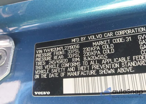 2020 Volvo Xc40 T5 R-Design from USA, damaged, VIN YV4162UM7L2319056